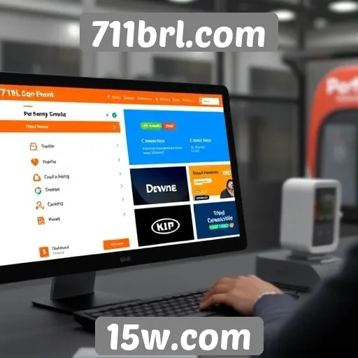 Mudanças na interface do usuário do 711brl.com